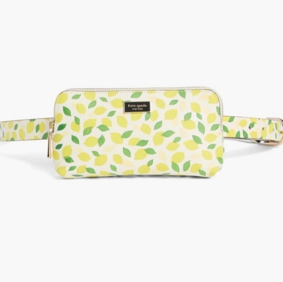 🔹️Kate Spade🔹️ New York Lemon Multi Zip Top Belt Bag Size L/XL NWT! - Picture 1 of 5